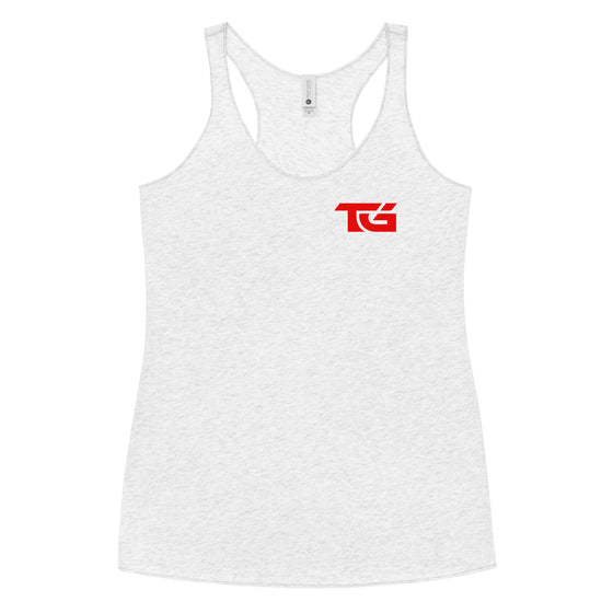 TG | Tuner Gear Banner - Women's Racerback Tank (White)