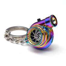  Electronic Spinning Turbo Keychain (Rechargeable)