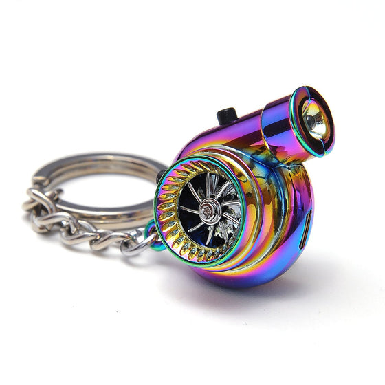 Electronic Spinning Turbo Keychain (Rechargeable)