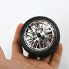 Spinning Wheel Rim Tire Car/Truck Air Freshener Decoration Solid Perfume .
