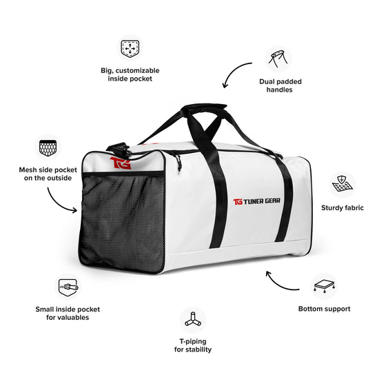 TG Tuner Gear - Duffle Bag (White)