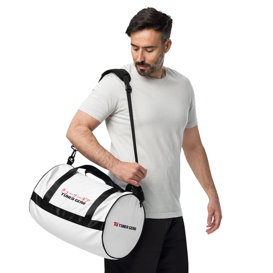 Tuner Gear Japanese - Gym Bag (White)