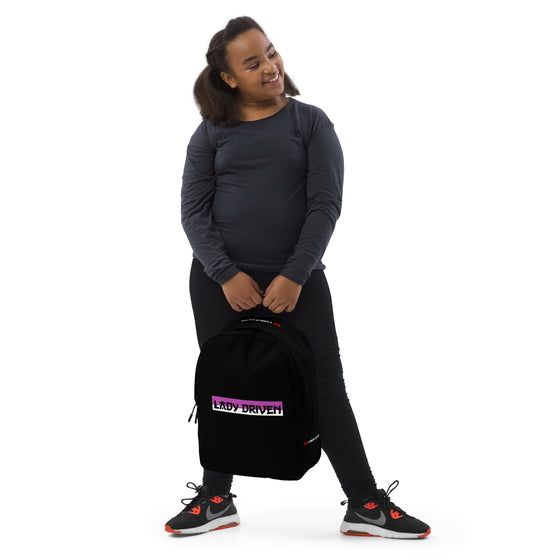 Lady Driven - Minimalist Backpack (Black)