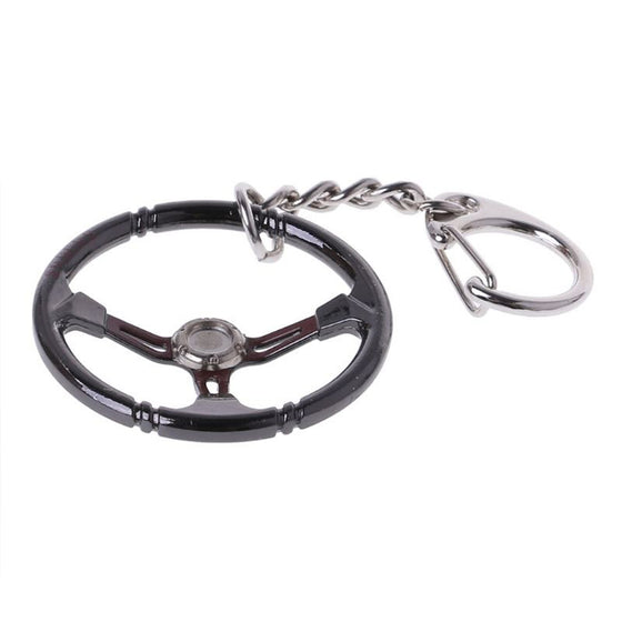 Racing Steering Wheel Keychain