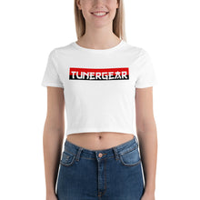  Tuner Gear Banner - Women’s Crop Tee (White)