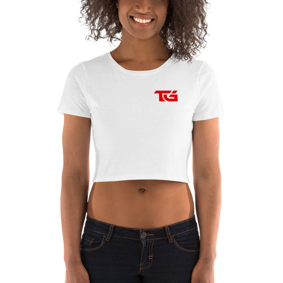 TG | Tuner Gear - Women’s Crop Tee (White)
